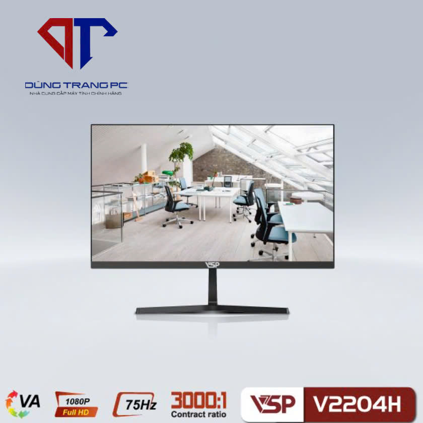 Màn hình VSP model V2204H - 100Hz ĐEN